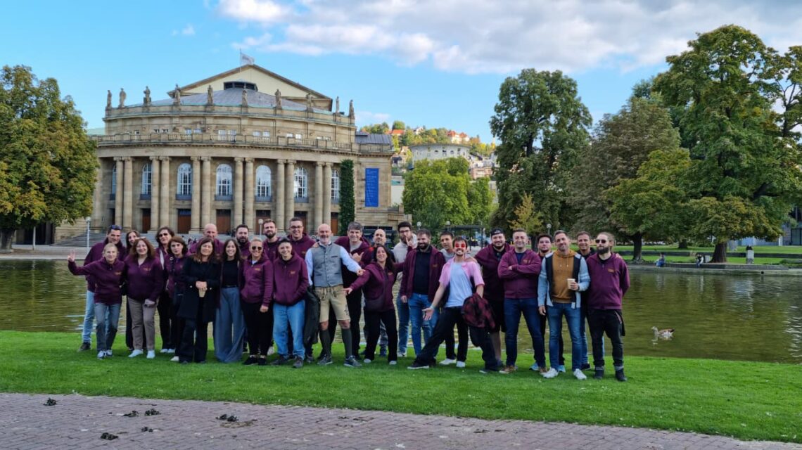 Todos juntos en Stuttgart